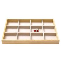 Simple Style Classic Style Rectangle Solid Wood Jewelry Rack sku image 5