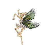 Simple Style Classic Style Dragonfly Alloy Inlay Zircon Women's Brooches sku image 2