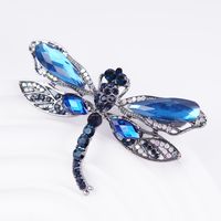 Simple Style Classic Style Dragonfly Alloy Inlay Zircon Women's Brooches main image 4
