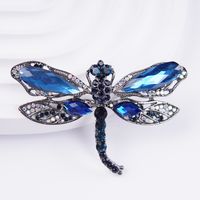 Simple Style Classic Style Dragonfly Alloy Inlay Zircon Women's Brooches main image 3