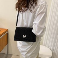Women's All Seasons Pu Leather Butterfly Streetwear Square Magnetic Buckle Square Bag main image 4