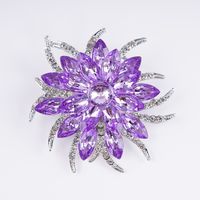 Simple Style Classic Style Flower Alloy Inlay Zircon Women's Brooches sku image 7