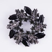 Simple Style Classic Style Flower Alloy Inlay Zircon Women's Brooches sku image 3