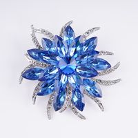 Simple Style Classic Style Flower Alloy Inlay Zircon Women's Brooches sku image 8