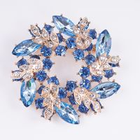 Simple Style Classic Style Flower Alloy Inlay Zircon Women's Brooches sku image 4