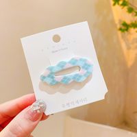Classic Style Color Block Plastic Printing Hair Clip sku image 6