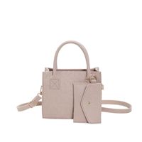 Women's All Seasons Felt Solid Color Streetwear Square Magnetic Buckle Square Bag sku image 5