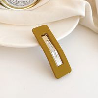 Simple Style Solid Color Alloy Plating Hair Clip sku image 15