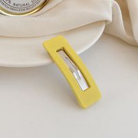 Simple Style Solid Color Alloy Plating Hair Clip sku image 3