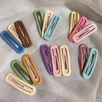 Simple Style Solid Color Alloy Plating Hair Clip main image 2