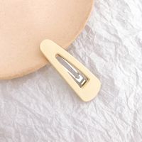 Simple Style Solid Color Alloy Plating Hair Clip sku image 6