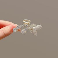 Simple Style Leaves Alloy Inlay Pearl Zircon Hair Claws sku image 43