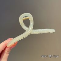 Elegant Heart Shape Plastic Hair Claws sku image 8