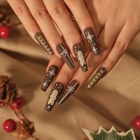 Weihnachten Süß Schneeflocke Elch Harz Nagelaufkleber 1 Satz sku image 46