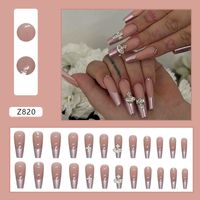 French Style Sweet Cross Plastic Nail Patches 1 Piece main image 5