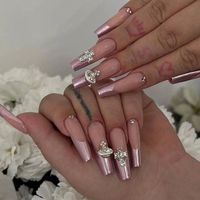 À La Française Sucré Traverser Plastique Ongles Correctifs 1 Pièce main image 6