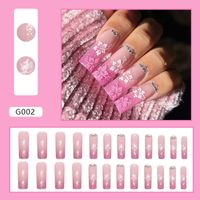 Sweet Flower Plastic Nail Patches 1 Piece main image 1