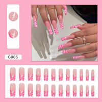 Sweet Flower Plastic Nail Patches 1 Piece sku image 1