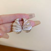 1 Pair Simple Style Butterfly Inlay Alloy Zircon Drop Earrings sku image 4