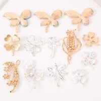 Four Leaf Clover Maple Leaf Butterfly Shoe Accessories Alloy All Seasons Shoe Buckle main image 5