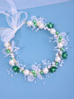 Retro Fashion Flower Alloy Inlay Artificial Crystal Artificial Pearl Hair Band sku image 5