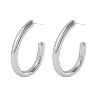 Wholesale Jewelry Modern Style Simple Style Solid Color Plastic Earrings sku image 4