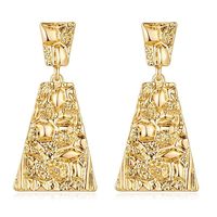 1 Pair Simple Style Solid Color Plating Alloy Gold Plated Drop Earrings main image 4