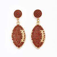 1 Pair Simple Style Color Block Plating Inlay Alloy Resin Gold Plated Drop Earrings main image 4