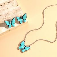 Ethnic Style Butterfly Alloy Plating Gold Plated Women's Jewelry Set main image 2