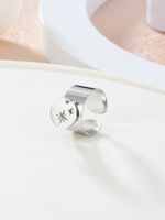 304 Stainless Steel 14K Gold Plated Simple Style Classic Style Plating Star Charm Rings main image 6