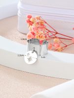 304 Stainless Steel 14K Gold Plated Simple Style Classic Style Plating Star Charm Rings main image 3