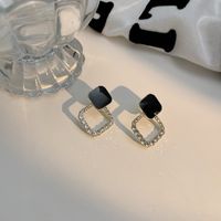 Fashion Bow Knot Alloy Plating Inlay Artificial Gemstones Pearl Women's Drop Earrings 1 Pair sku image 71