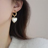 Fashion Bow Knot Alloy Plating Inlay Artificial Gemstones Pearl Women's Drop Earrings 1 Pair sku image 92