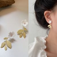 Fashion Bow Knot Alloy Plating Inlay Artificial Gemstones Pearl Women's Drop Earrings 1 Pair sku image 26