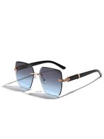 Streetwear Solid Color Ac Square Frameless Glasses sku image 2