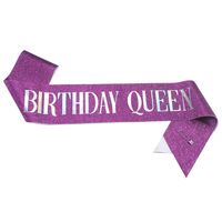 Birthday Letter Glitter Cloth Party Costume Props 1 Piece sku image 39