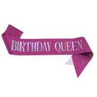 Birthday Letter Glitter Cloth Party Costume Props 1 Piece sku image 41
