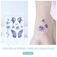 Butterfly Pvc Tattoos & Body Art 1 Piece sku image 7