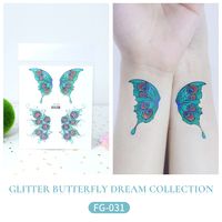 Butterfly Pvc Tattoos & Body Art 1 Piece sku image 3