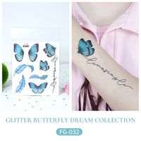 Butterfly Pvc Tattoos & Body Art 1 Piece sku image 4