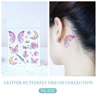 Butterfly Pvc Tattoos & Body Art 1 Piece sku image 11