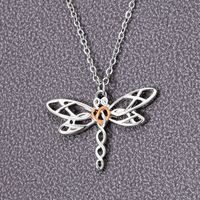 Casual French Style Dragonfly Alloy Unisex Pendant Necklace main image 2