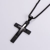 Vintage Style Cross 304 Stainless Steel Plating 18K Gold Plated Unisex sku image 3