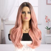 Women's Sweet Party Street High Temperature Wire Long Curly Hair Wigs sku image 1