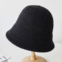 Women's Basic Simple Style Solid Color Wide Eaves Bucket Hat sku image 3