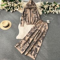 Daily Street Women's Casual Plant Rayon Printing Pants Sets Pants Sets main image 6