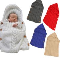 Casual Solid Color Polyacrylonitrile Fiber Sleep Sack Baby Accessories main image 1