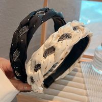 Women's Simple Style Color Block Cloth Braid Hair Band main image 2