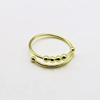 Simple Style Geometric Solid Color Sterling Silver Plating Open Rings main image 4