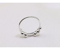 Simple Style Geometric Solid Color Sterling Silver Plating Open Rings sku image 3